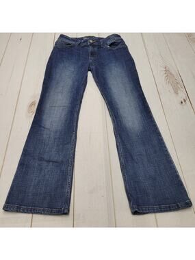 Wrangler Bootcut Boot cut dark wash jeans stretch 7x30
